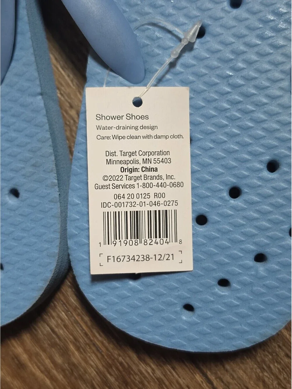Room Essentials Camp Shower Water Draining Flip Flops M 11/12 W 12/13, # 59